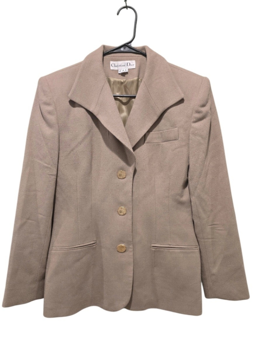 Vintage Christian Dior Women's 100% Pure Wool Blazer Jacket Size 8